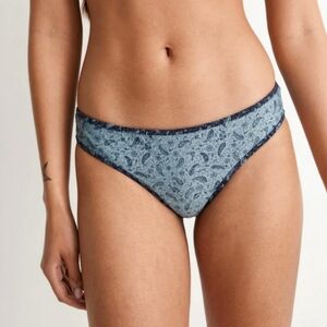 NWOT Madewell Classic Swim Bottoms In Blue Overcast